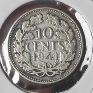 koin perak belanda 10 cent 1941 silver
