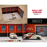 1/64 Mitsubishi Ralli Art Garage Diorama