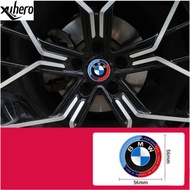 4 Pcs 68mm/ 56mm BMW 50th Anniversary Logo Car Tire Wheel Center Car Sticker Hub Cap Emblem Badge fo