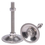 304 Stainless Steel Adjustable Feet Bell Mouth Flat Feet Cup Floor Foot Screw Machine Foot Chassis M