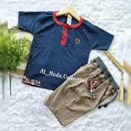 Boys' Clothing, Kiano T-Shirt and Rib Shorts Set Ages 1 2 3 4 5 6 7 8 9 10 Years