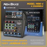 (Langsung Diproses) New Baxs M4/M4G Audio Mixer Suara Kecil 4 Channel Mixer Audio Murah Meriah Bekas