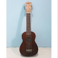 Cowboy Electric Soprano Ukulele Type UK-21 RE NS Dark Brown Natural Eq Toner