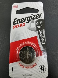 ของแท้-ศูนย์ไทย Energizer ถ่านกระดุม CR2032 แพคเดี่ยว ถ่านรีโมทรถยนต์ ถ่านรีโมทรถ แบตกระดุม Button Battery cr2032 จำนวน 1 ก้อน