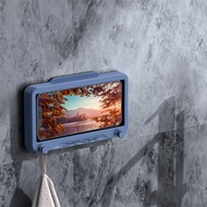 Mobile Phone Waterproof Box Bathroom Waterproof Case Support Touch Screen 360° Rotating Bracket Hold