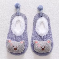 Fb-43 Korean Soft Fur Baby Socks Shoes Animal Motif Prewalker Shoes Shocks Fb-43