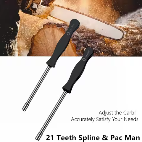 Carb Tool 21 Teeth Spline & Pac Man Carburetor Adjusting for Husqvarna Poulan Ryobi Homelite Stihl E