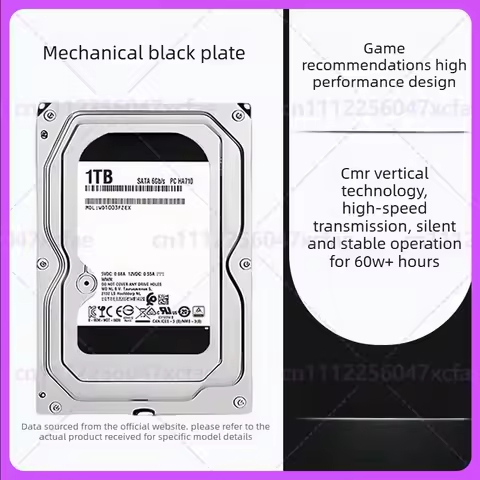 For WD Black High Performance Desktop Hard Disk 500GB 1TB 2TB 4TB PC Mechanical Hard Drive For Gamin