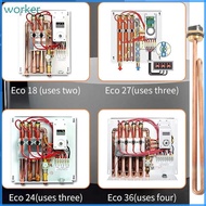Wor* Water Heater Element for 18 24 27 36 HE 90240 9KW 240V Heating Element for Electric Tankless Wa