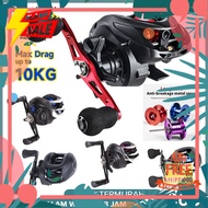 Ready For Fishing Fishing //REEL Fishing REEL New Casting Fishing REEL Max DRAG 10kg Fishing REEL Bright Color 12+1BB Fishing REEL rill Fishing REEL BC Fishing REEL BAITCASTING REEL BC HANDLE Right/Left DRAG 10kg Strong Ratio