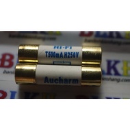 Genuine Aucharm 5×20 0.5A HIFI Audio Fuse / Rod Rain
