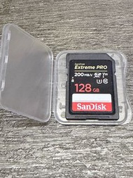 SanDisk Extreme PRO 128GB SD卡（連透明盒
