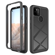 Google Pixel 4A 4 4XL 4A 5G 5 5A 6 Pro Armor 2In1 Shockproof Bumper Back Cover Transparent 360 Heavy Duty Hybrid Protect Phone Case
