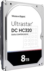 HGST WD Ultrastar DC HC320 8TB 7200 RPM SATA 6Gb/s 3.5-Inch Enterprise Hard Drive (HUS728T8TALE6L4)
