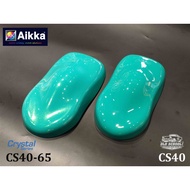 AIKKA CS40-65 TURBO GREEN + CRYSTAL *** OLD SCHOOL ADD ON CRYSTAL SERIES 2K CAR PAINT