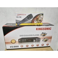 DVD karaoke player w/ free microphone KINGSONIC DVD