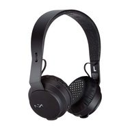 House of Marley EM-JH101-BK Rebel Wireless Bluetooth On Ear Headphones with a Microphone, Black,Larg