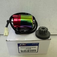 Y15ZR Y15 STARTER STATER STATOR MOTOR RACING FJN WITH GEAR STARTER TAIKOM HHM ESR RED LEO ESPADA