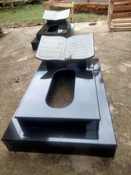 BATU NISAN KIJING MAKAM ANAK GRANIT FULL SET UKURAN 40X60 CM