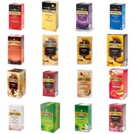 ชา ทไวนิงส์ ของแท้ 100% หอม อร่อย ชาระดับโลก ชาอังกฤษ 25ซอง/ กล่อง TWININGS Tea ชาเขียว ชามะลิ ชาเลมอน