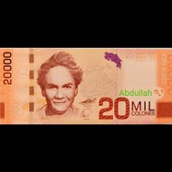 Uang Costa Rica 20000 Tahun 2009 First Year