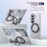 Transparent Transparent Case Film Integrated Folding Phone Case Suitable for Samsung Fold7/6/5/4/3Z-