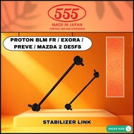 100% BRAND 555 JAPAN 2 PCS FORNT STABILIZER LINK SL1800 PROTON BLM FR / EXORA / PREVE / MAZDA 2