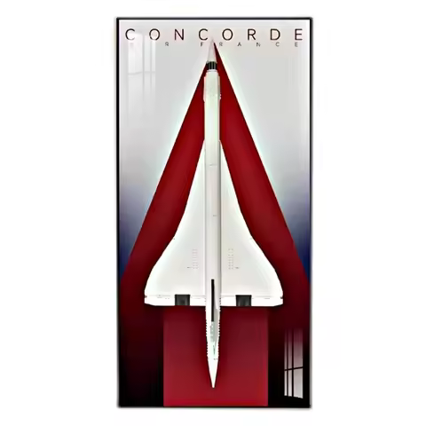 Display Wall Photo Frame Wall for Lego 10318 Concorde Hanging Box, Lego 10318 Concorde Airbus Backgr