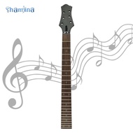 [Shamjina] Electric Guitar Neck Replacement Unfinished Guitar Neck 24 Fret Maple Neck Rosewood Fretb