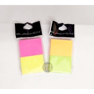 BLACKEN STICK ON NOTES 1.5" X 2.5"