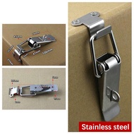 90 Degrees Duck-mouth Buckle Hook Lock Stainless Steel Spring Loaded Draw Toggle Latch Clamp Clip Ha