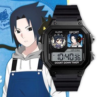Children's Electronic Watch Cartoon Star Haruno Wood Kakashi Itachi Naruto Naruto Sasuke Square Watc