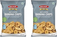 Balasa Banana Chips | Namkeen Snacks | Black Pepper Flavored Banana Chips with Rock Salt | No preser