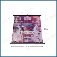∮ ┴ ➟ ANNUAL TARPAULIN CALENDAR. WALL DECOR. SIZE 24in x 24in. Free Layout. Any design.