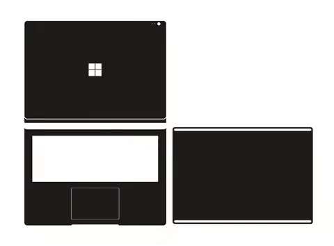 Fashion Laptop Pure Color Skin for Microsoft Surface Book Pro Laptop 2 3 5 6 7 Go 12" 13.5" 15" Note