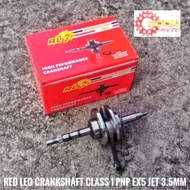 RED LEO EX5 CRANKSHAFT ESR JET 3.5MM HONDA EX5 CLASS ONE PNP EX5 DREAM KRISS 100