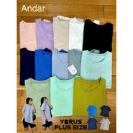 [virusplussize]Genuine andar bigsize t-shirt