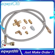 ^eQQ^Universal Turbo Oil Feed Line Oil Return Line Oil Drain Line Kit 1/8 NPT 4AN T3 T4 T3/T4 T04E T