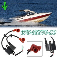 Marine Outboard Coil Assy Ignition Coil 6f5-85570-10 For Yamaha F9.9 13.5 15.20 25hp