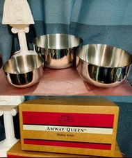 T-ONE特集 (原價$2600)安麗不繡鋼調理碗3件組