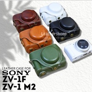 Cover Leather Case for sony ZV-1F ZV1F ZV1M2 ZV-1II Camera Protective Case