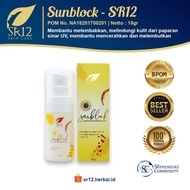 Sr12 SUNBLOCK/ SUNBLOCK SPF 30++/ SUN BLOCK Face BPOM