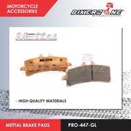METTAL PRO-447-GL Brake Pads for Aprilia Benelli Bimota BMW Ducati Honda Husqvarna motorbike by Bike