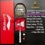 Lining Axforce 80 red badminton racket Chen Long Full Limited box, pre-strung 11kg Max 13kg with fre