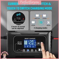 ❥perfectFU  12V 24V Car Battery Charger Automobile Accessories for Lithium Lead-acid Lifepo4