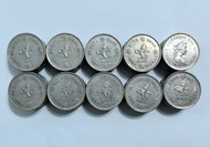香港 回歸前 英女皇 皇冠頭  1元 錢幣/硬幣   (1980年: 100個) 碩果僅存，售完即止。