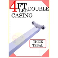 LED T8 Casing 4FT Double (THICK TEBAL) Lampu Panjang Siling Dinding