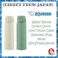 ZOJIRUSHI Water Bottle SM-STA48 Series Direct Drink One Touch Open Stainless Mug 480ml [Direct from Japan]