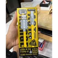 [ UsbTo Type C Cable ] Wingle Series WDC-186a 6A Data Cable