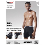 Boxxtomoi Compression Short, Legging for Muaythai MMA Kickboxing. Men's Legging Muaythai Shorts